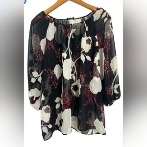 TALBOTS Sheer Blouse